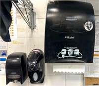 2 Soap Dispensers and Hand Towel Dispenser