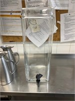 Large Glass Drink Dispenser