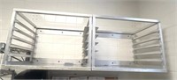 2 Wall Mounted Baking Sheet Racks