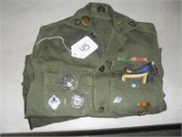 2 SMALL MILITARY STYLE SHIRTS