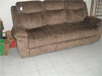 UPHOLSTERED RECLINING SOFA