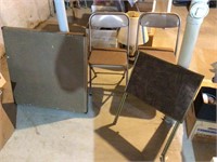 Folding table and two chairs