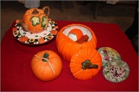 Box of Pumpkin Decorations