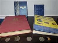 Stamps, Lincoln Cents Books and Coins