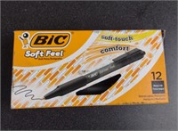 Bic Soft Feet Black Ink Pens