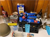 LARGE LOT OF LUBRICANT AND CHEMICALS