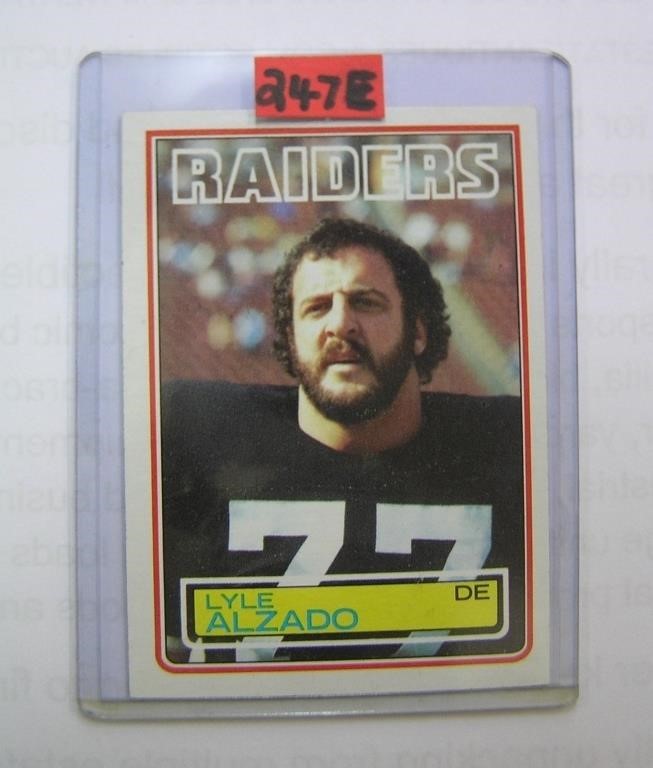 Lyle Alzado Vintage football card