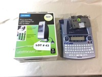Brother and Dymo label makers