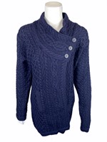 XL-Aran Craft Merino Wool Pullover Sweater