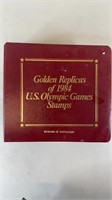 Golden Replicas Of 1984 U.S. Olympic Games Stamps