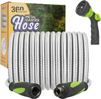 360Gadget 50FT Stainless Steel Garden Hose