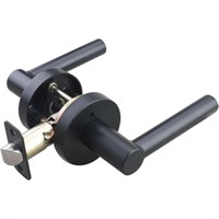 Miseno Elkton Round Rod Privacy Door Lever Set