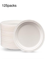 100% Compostable 9 Inch Heavy-Duty Plates