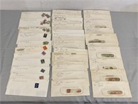 35+ Envelopes W/ Vintage Stamps