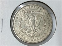 1897 's' U S Silver Dollar