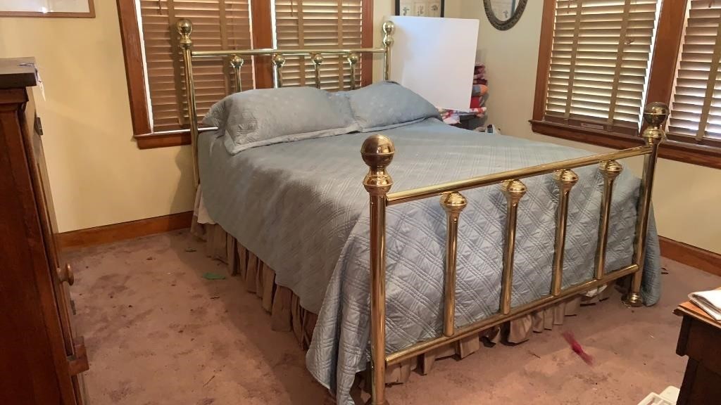 Brass Headboard and Footboard