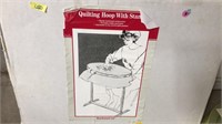 QUILTING HOOP W/ STAND