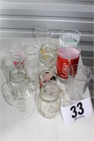 (15) Assorted Glasses & Mugs (U231)