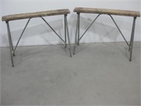 Two Saw Horse Stands See Info
