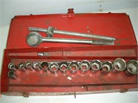 3/4 Inch Imported Socket Set  3/4 to 2 Inch SAE