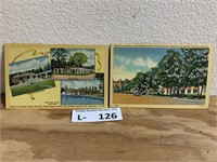(2) Vintage Hot Springs AR Postcards