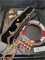 Modern Beadwork Collar & Other Jewelry, etc.