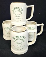 4 McSorley's Old Ale House NY Mugs