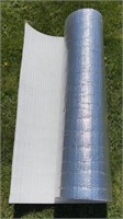 Partial roll of foil insulation. 48in wide