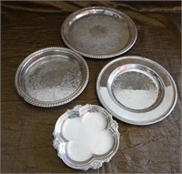 Lot of Silverpate Trays