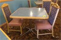 Square Diner Table with 2 Chairs