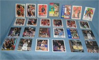 Large collection of vintage all star basketball ca