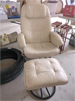 Chair & ottoman by Chair works approx 38"  T x