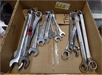 BOX LOT OF WRENCHES