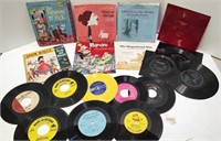 Vtg Childrens 45 Albums