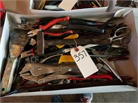 LARGE LOT OF PLIER, CUTTER, VICE GRIPS, ETC