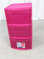 Pink Sterlite Plastic Organizer