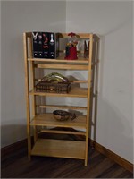 Folding bookcase 48x23x12 CONTENTS NOT INCLUDED