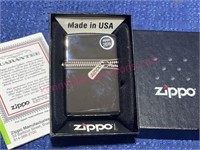 Zippo lighter in box (never used) gunsmoke color