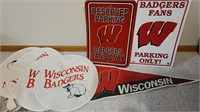 Wisconsin Badgers Seat Covers, Pennants, Signs