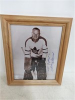 signed Johnny Bower Picture 10x12"