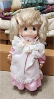 Vintage Precious Moments Doll w/stand