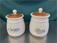 Sugar and Flour Canisters