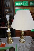 PR - BRASS COLOURED LAMPS