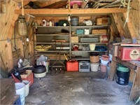 Contents, grubbing rights of garden shed