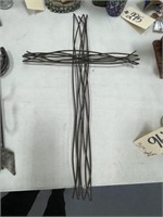 Decorative Metal Cross 23"H