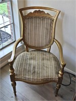 Vintage Carved Venetian Style Arm Chair