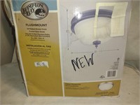 Hampton Bay Flush Mount Light  "NEW"