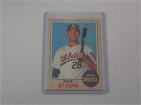 2017 TOPPS HERITAGE MATT OLSON RC HIGH #681 A'S