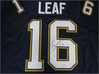 RYAN LEAF SIGNED JERSEY WITH JSA COA