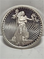 1 Troy Oz Round Saint Gaudens Design